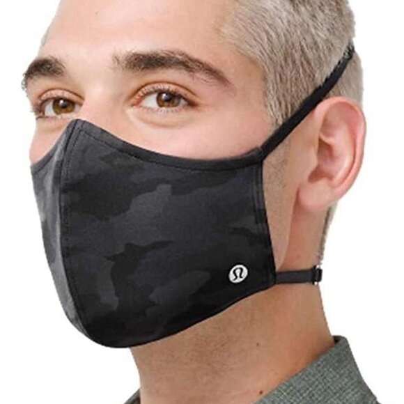 LULULEMON Face Mask - Double Strap - NEW IN BOX - color code ICMG Camo - Picture 2 of 6